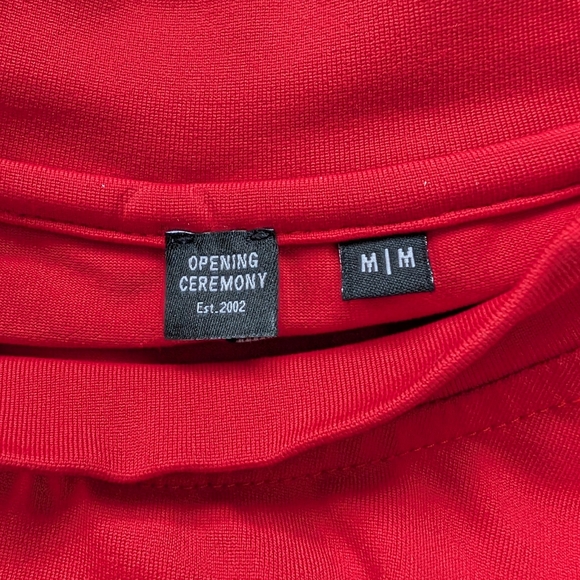 Opening Ceremony Rash Guard Medium Red - Picture 7 of 13